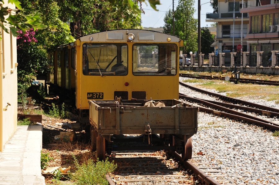 Dampflokomotiven und andere Hauptbahnhof Volos (25)